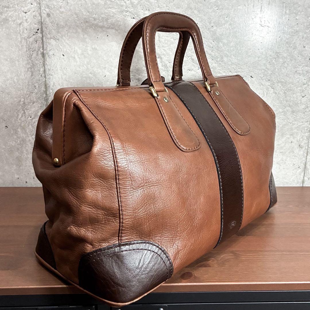 初期　ポーター　ソフティッシュ　ライン　ボストン　ドクター　レザー　バッグ