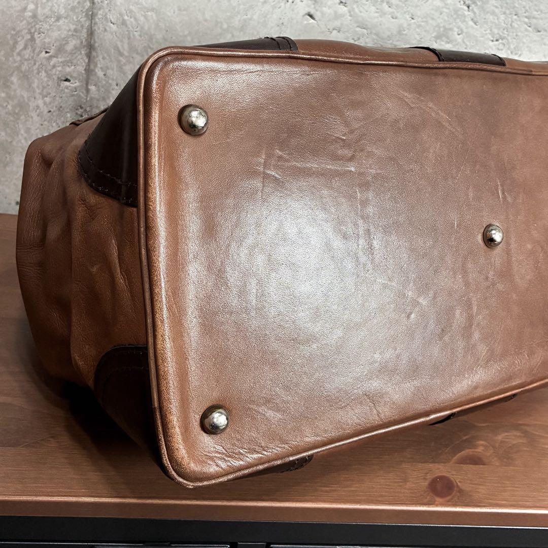 初期　ポーター　ソフティッシュ　ライン　ボストン　ドクター　レザー　バッグ