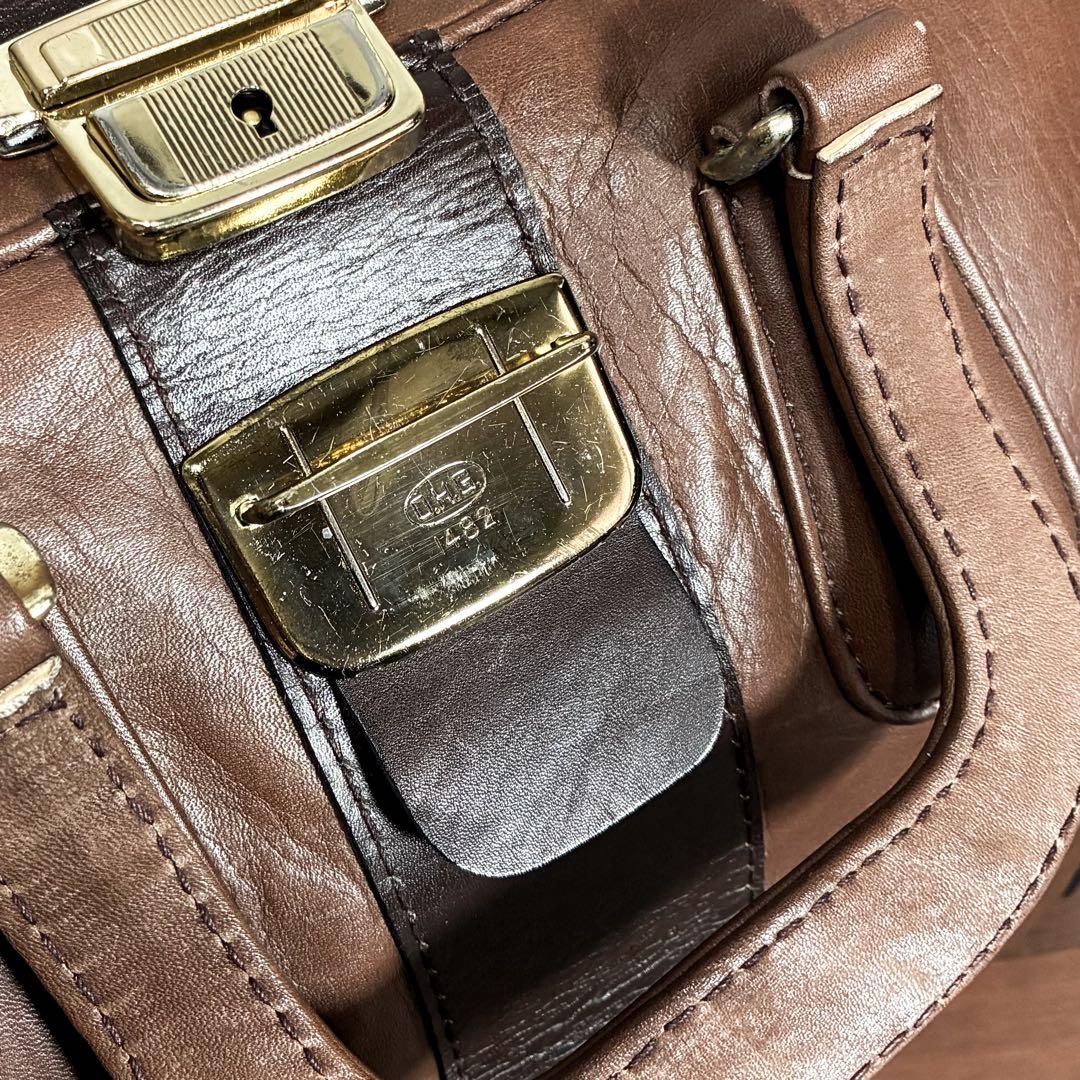 初期　ポーター　ソフティッシュ　ライン　ボストン　ドクター　レザー　バッグ