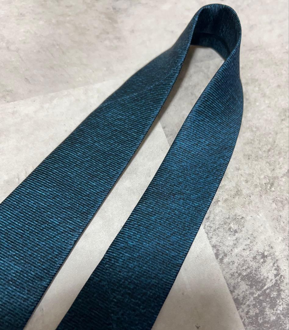 BVLGARI ネクタイ ハイブランド ソリッド セッテピエゲ 箱付き