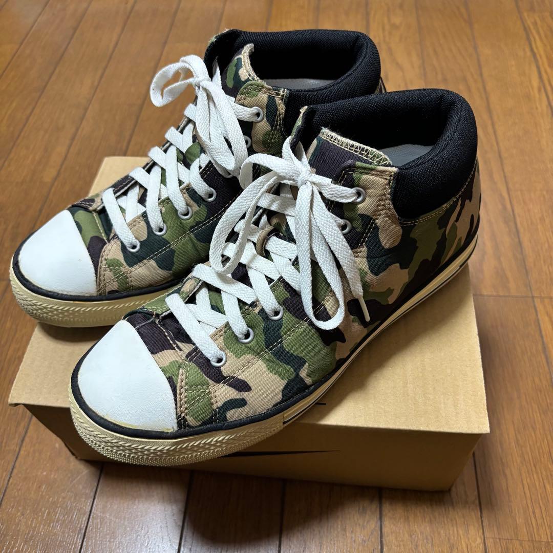 超希少 コンバース オールスター ゴルフシューズ ハイカット 迷彩