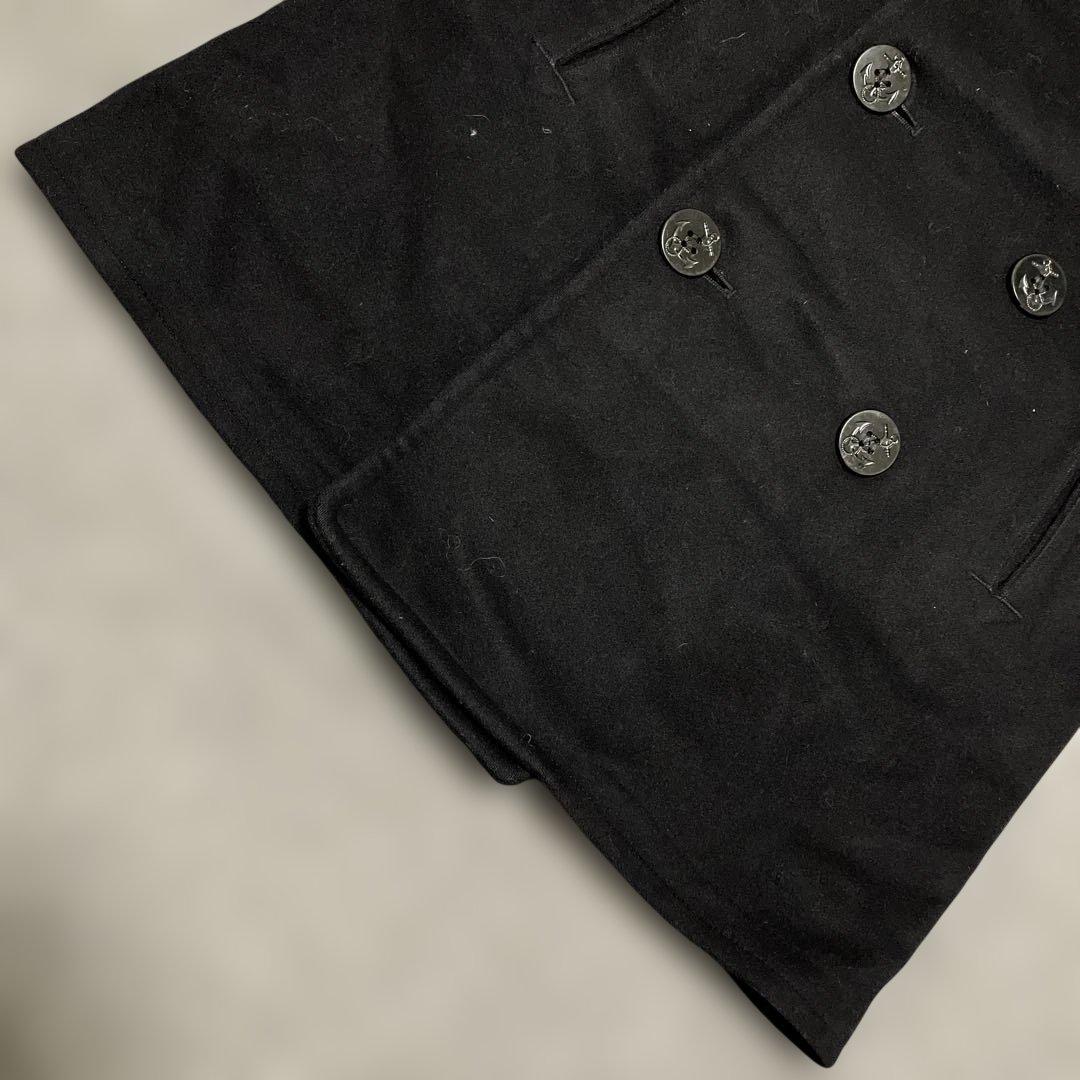 70年代 ウールピーコート USネイビー 米海軍 メンズS