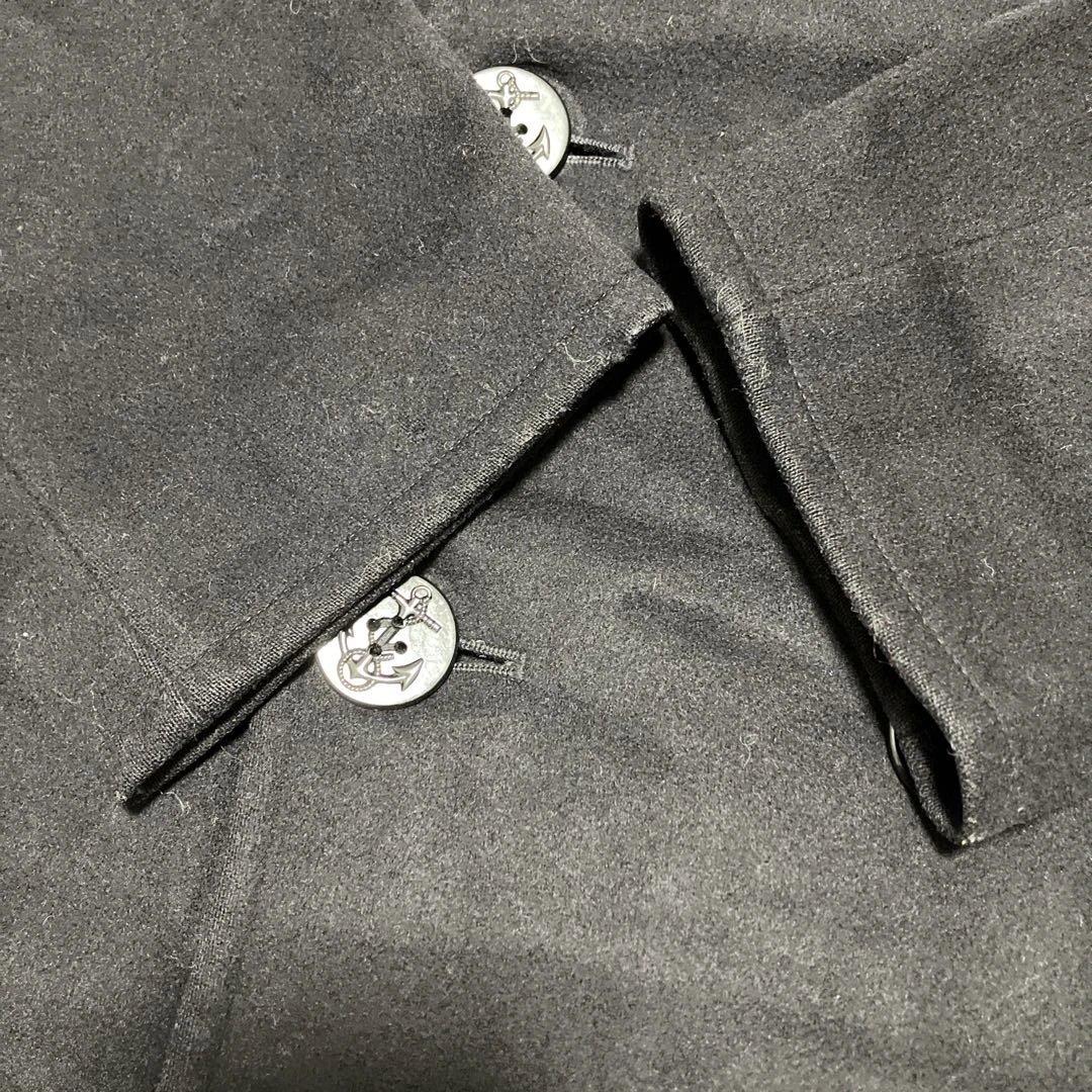 70年代 ウールピーコート USネイビー 米海軍 メンズS