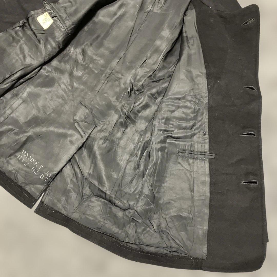 70年代 ウールピーコート USネイビー 米海軍 メンズS