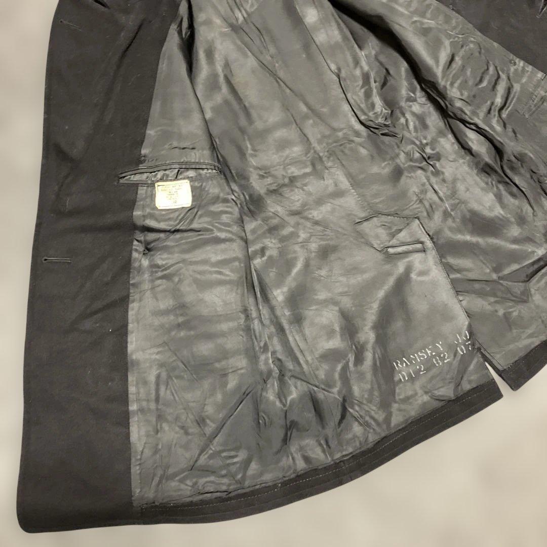 70年代 ウールピーコート USネイビー 米海軍 メンズS