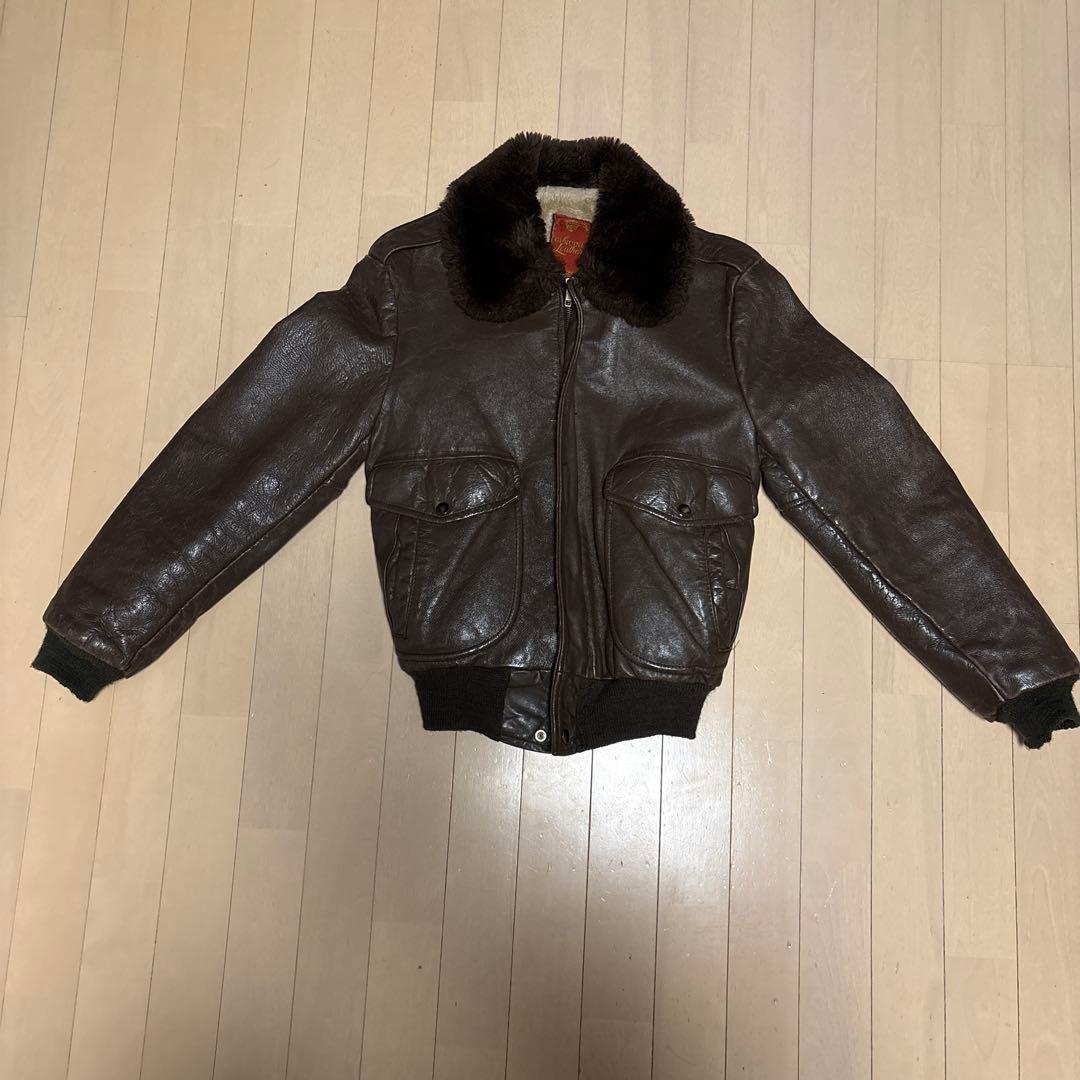 70s～80sR.Sherman G-1フライトジャケット焦茶