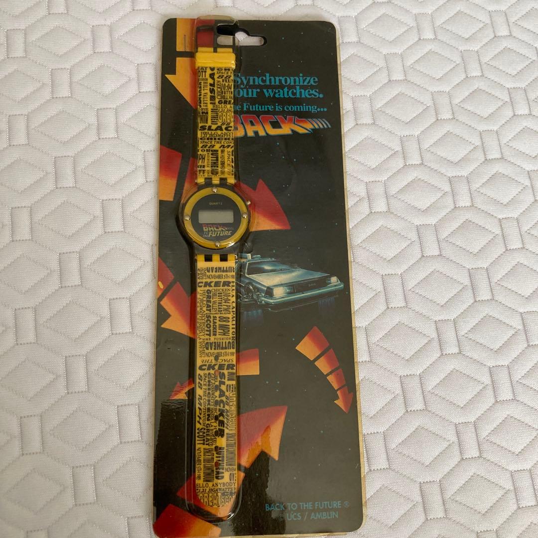 未使用品　バック・トゥ・ザ・フューチャー デジタルウォッチ
