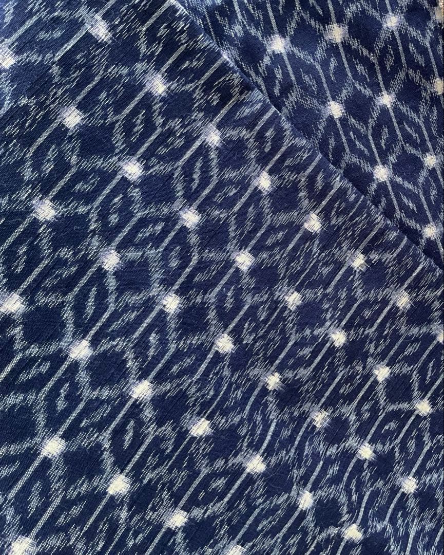 久留米絣　単衣　着物　未着用