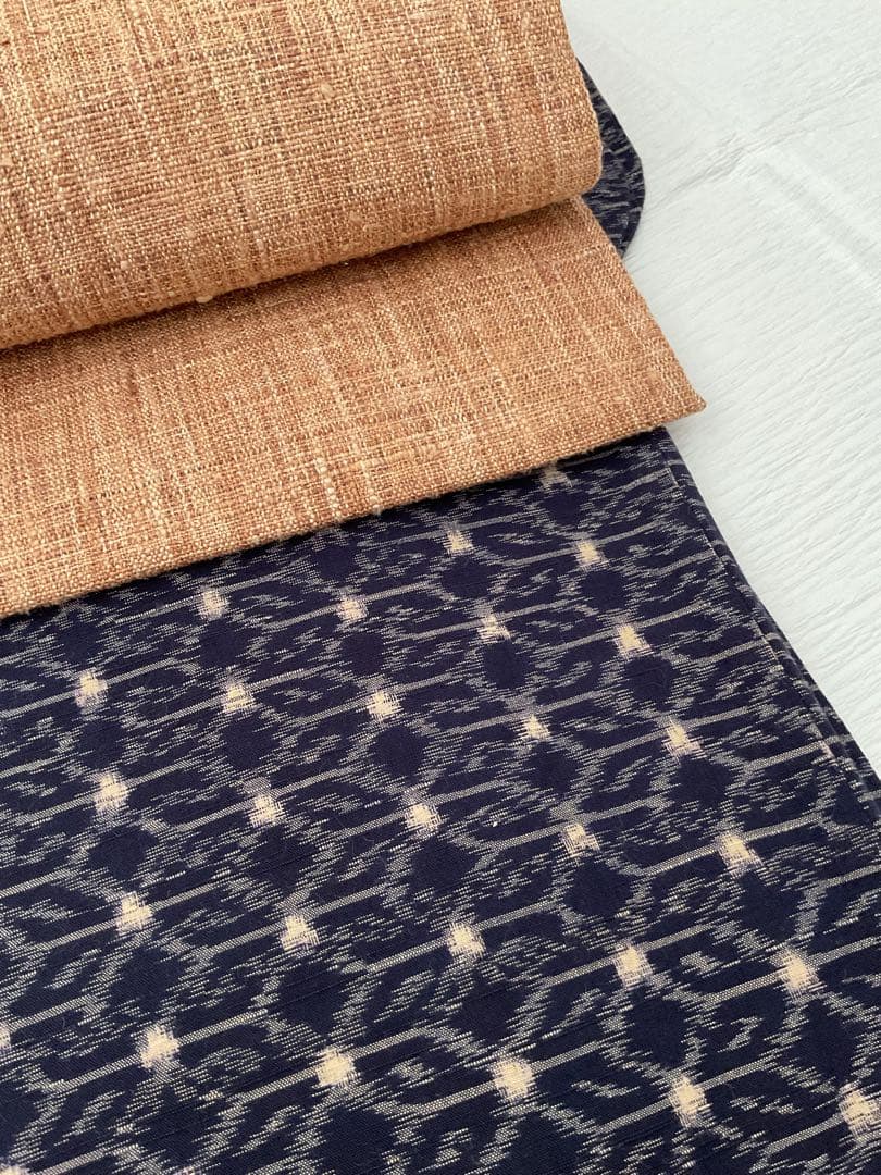 久留米絣　単衣　着物　未着用