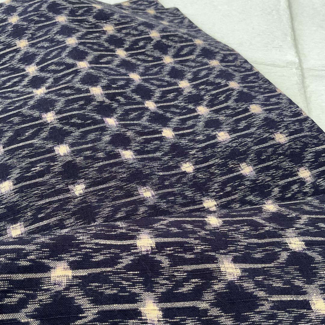 久留米絣　単衣　着物　未着用