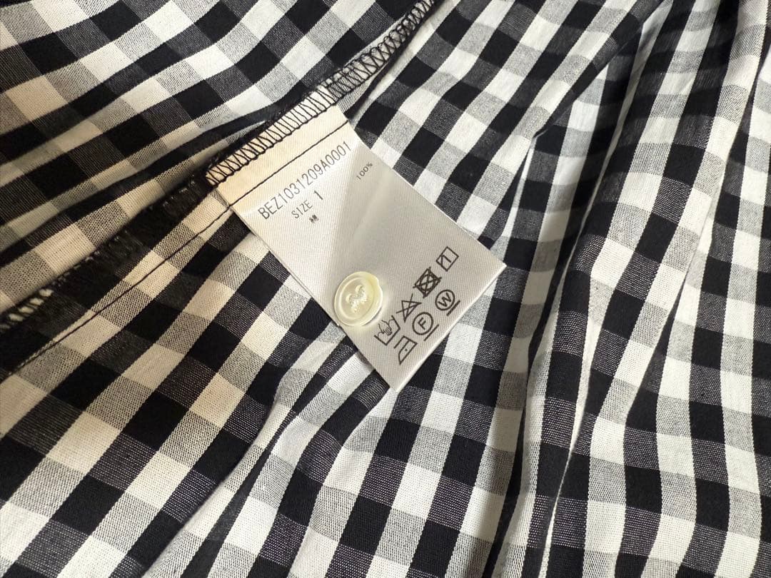 BEARDSLEY ビアズリー ギャザーワンピース ギンガム