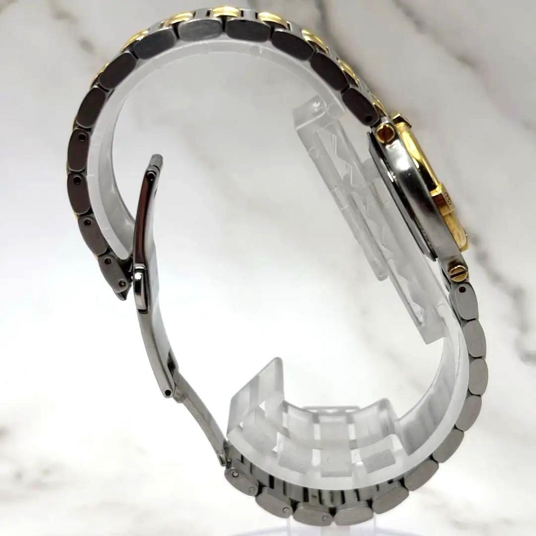 美品 GUCCI グッチ 腕時計 9000L デイト 稼働品 コンビ レディース