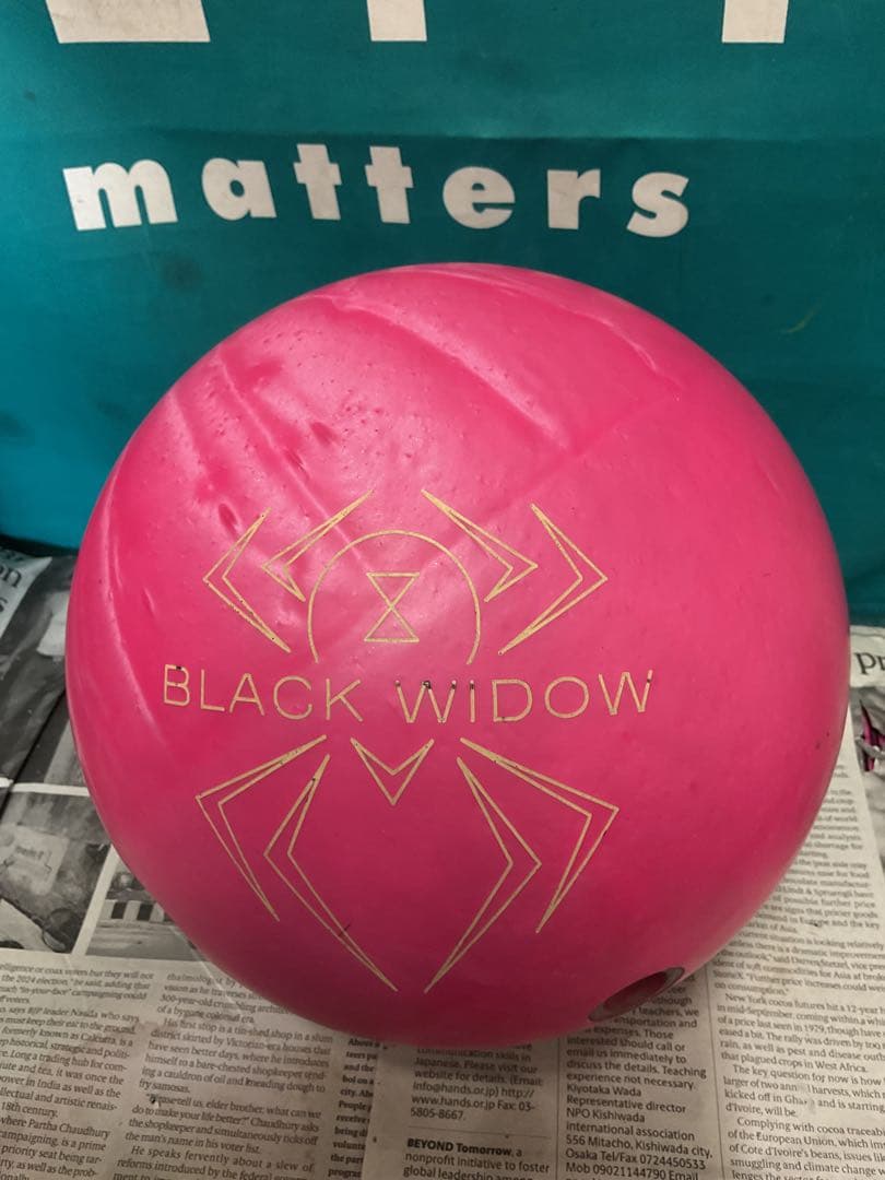 4ゲームusedハンマーブラックウィドーウレタン・ピンクパール15p3oz