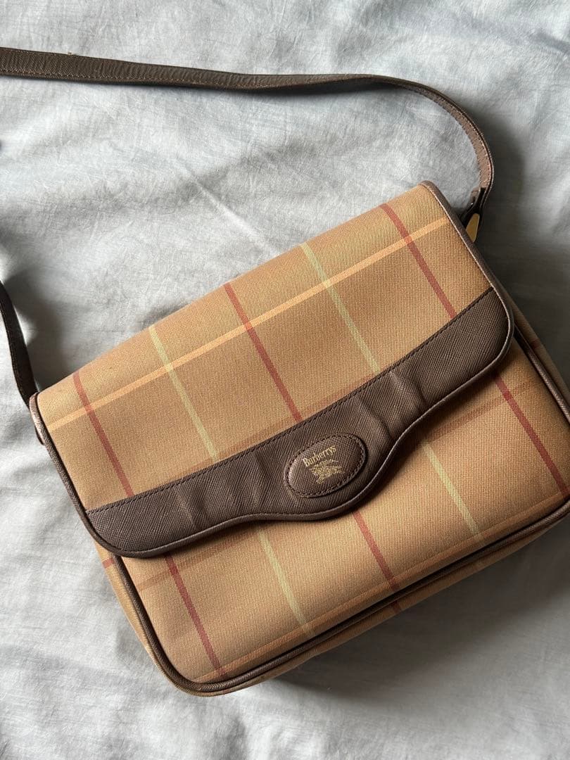 Burberrys バーバリーズ ノバチェック レザー 本革 ショルダーバッグ