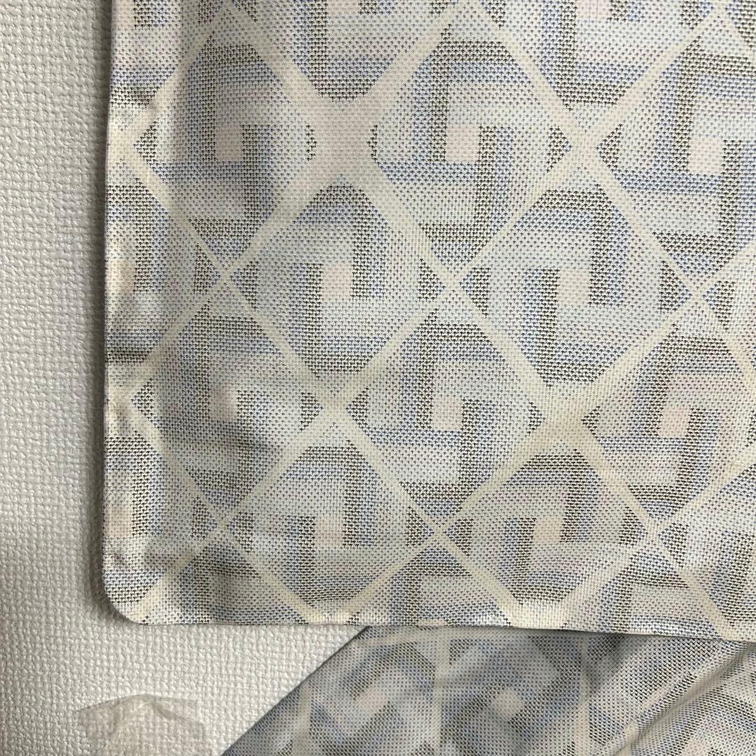 逸品！！　都喜ヱ門　本場白大島紬　着物　幾何学柄　着物スキ倶楽部　６３７