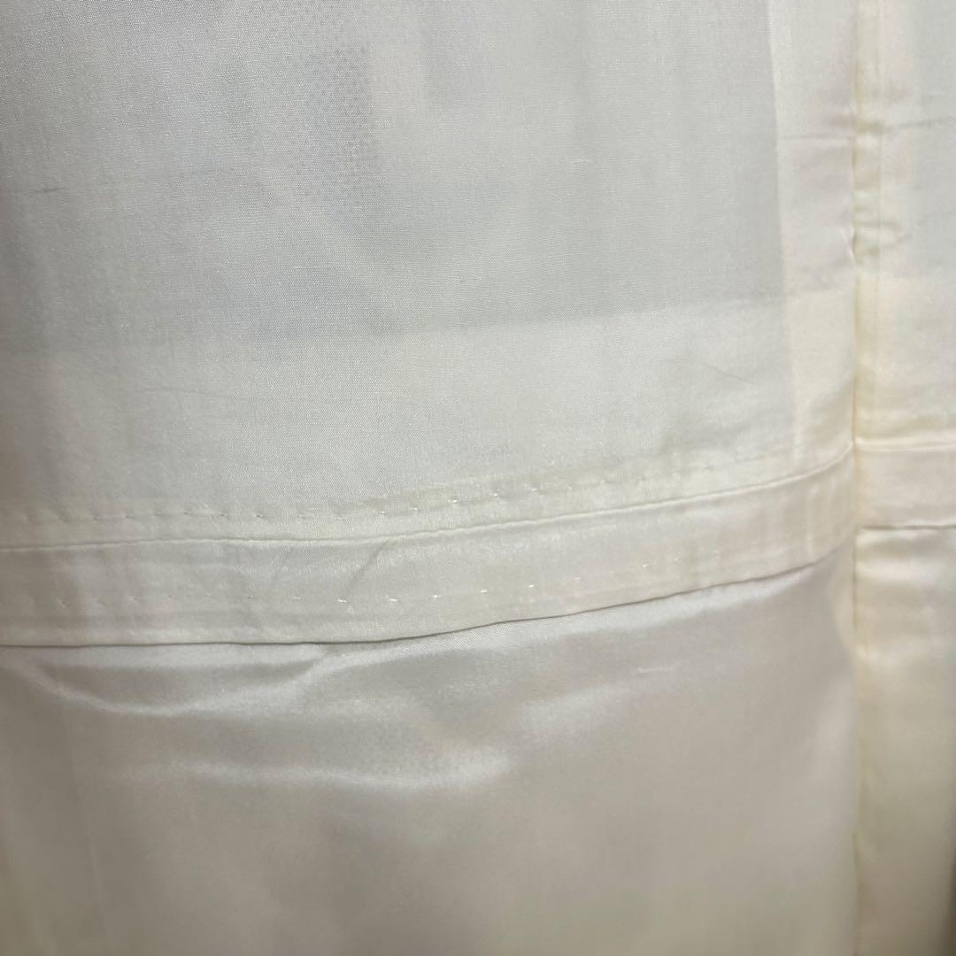 逸品！！　都喜ヱ門　本場白大島紬　着物　幾何学柄　着物スキ倶楽部　６３７