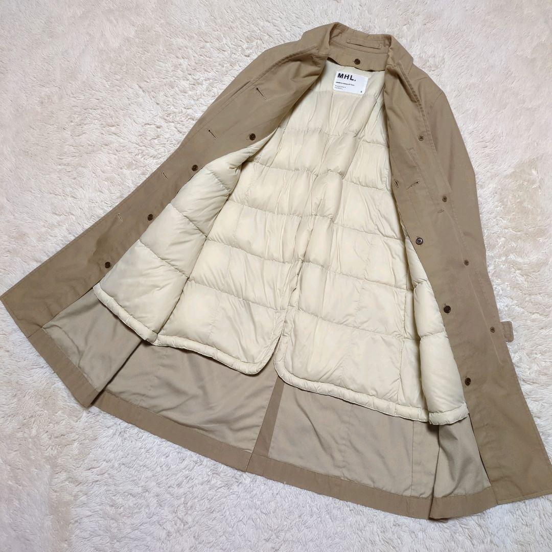 美品！マーガレットハウエル　2wayステンカラーコート　M　ダウンライナー付き