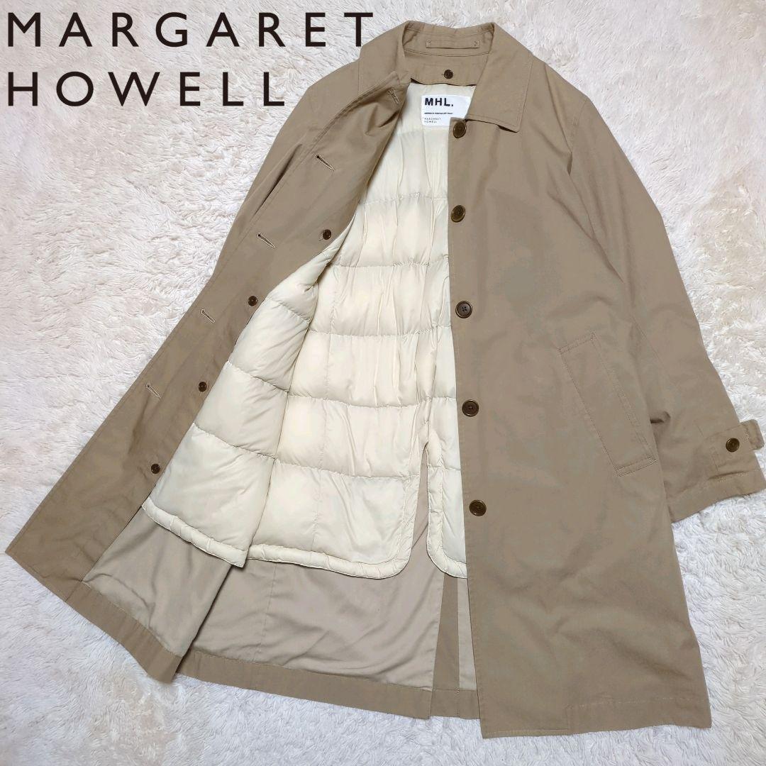 美品！マーガレットハウエル　2wayステンカラーコート　M　ダウンライナー付き