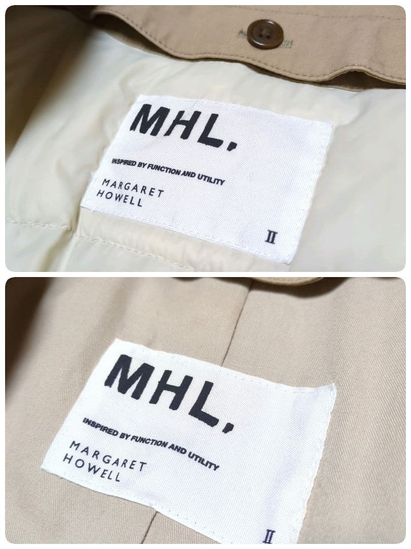 美品！マーガレットハウエル　2wayステンカラーコート　M　ダウンライナー付き