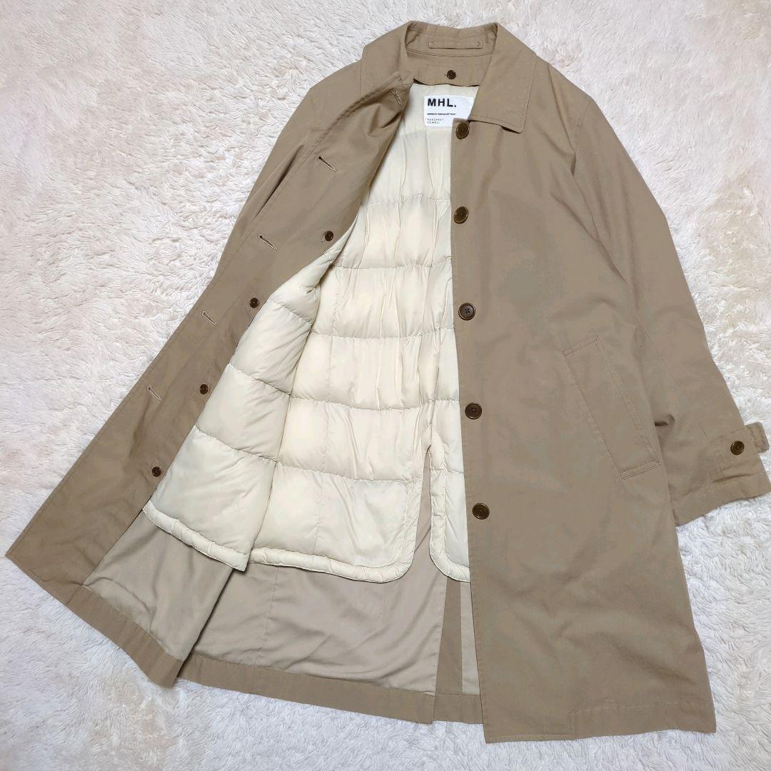 美品！マーガレットハウエル　2wayステンカラーコート　M　ダウンライナー付き