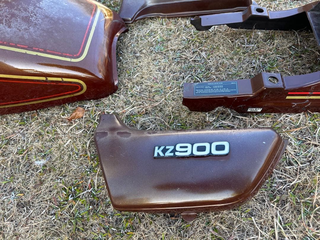 kz900 オリジナル外装　ヤレ