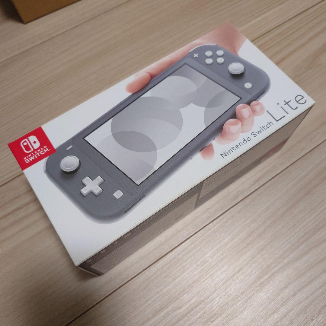 【美品】Nintendo Switch Lite グレー ケース付き