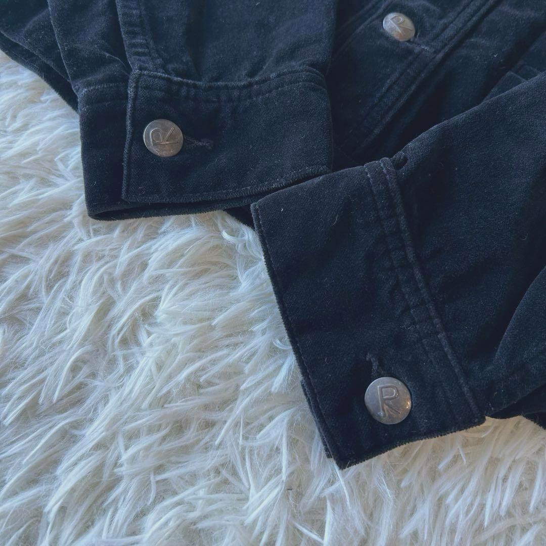 現行モデル　45R ベロア生地　908オール カバーオールジャケットGジャン　黒