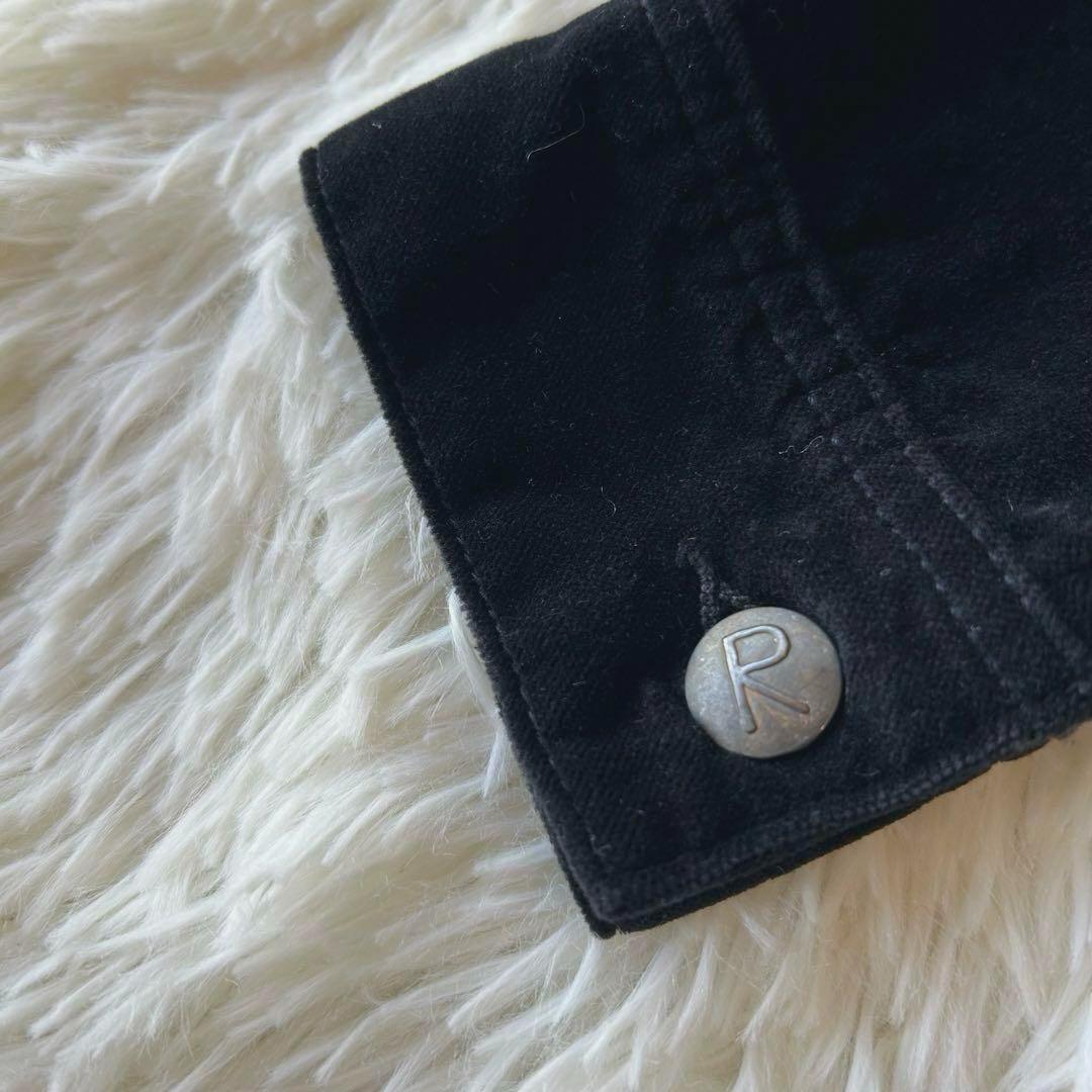 現行モデル　45R ベロア生地　908オール カバーオールジャケットGジャン　黒