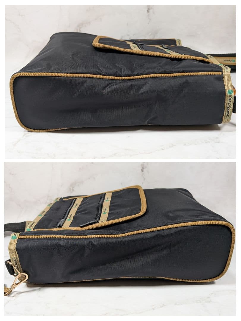 レスポートサック アトリエ2WAYトートバッグ べっ甲 ブラック