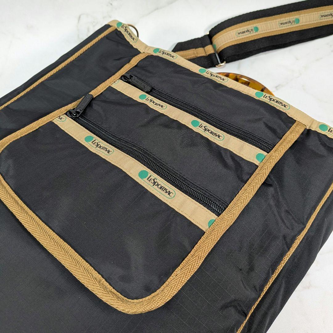 レスポートサック アトリエ2WAYトートバッグ べっ甲 ブラック