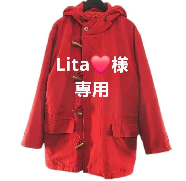 クリスチャンディオール　Christian Dior　赤　ダッフルコート　レッド