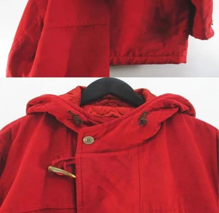 クリスチャンディオール　Christian Dior　赤　ダッフルコート　レッド