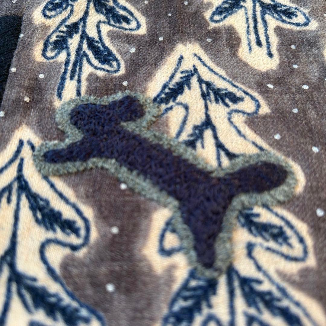 雪のある風景を楽しむバスケットカバー＊ミナペルホネンハギレ＊フリーカバー