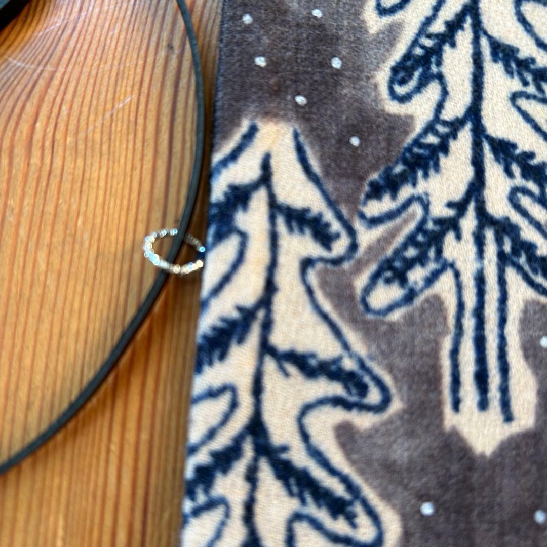 雪のある風景を楽しむバスケットカバー＊ミナペルホネンハギレ＊フリーカバー