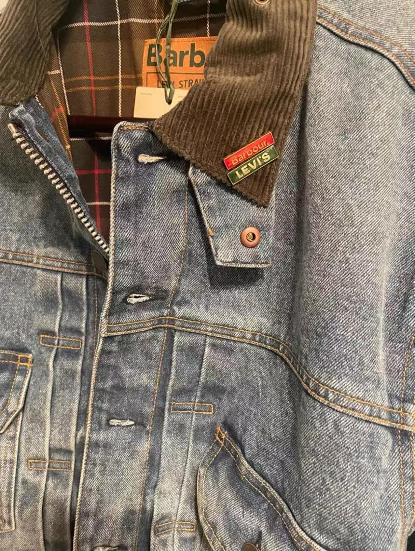 定番コラボ Levi's×Barbour デニムジャケット S 男女兼用