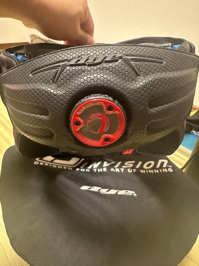 DYE i5 ゴーグル ブラック/レッド/ミラー