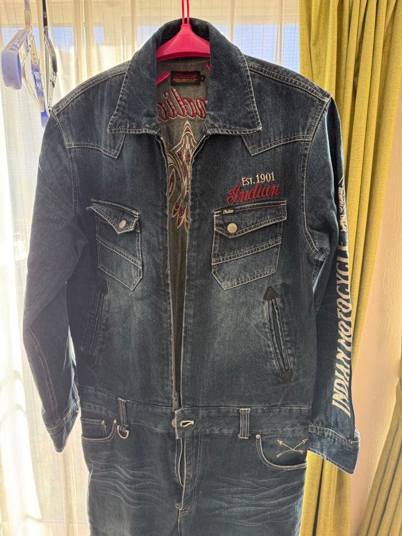 Indian Motorcycle デニムジャンプスーツ