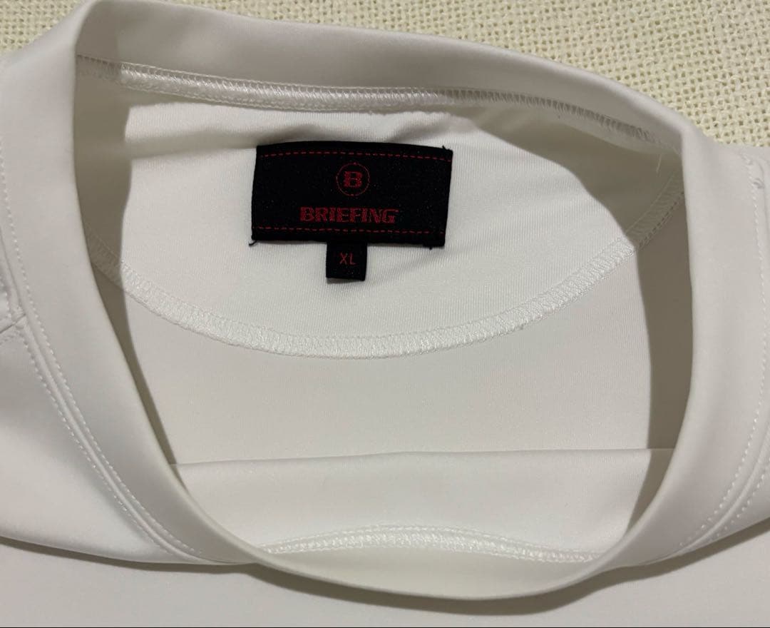 ブリーフィングゴルフMENS SIDE LOGO LINE CREW NECK