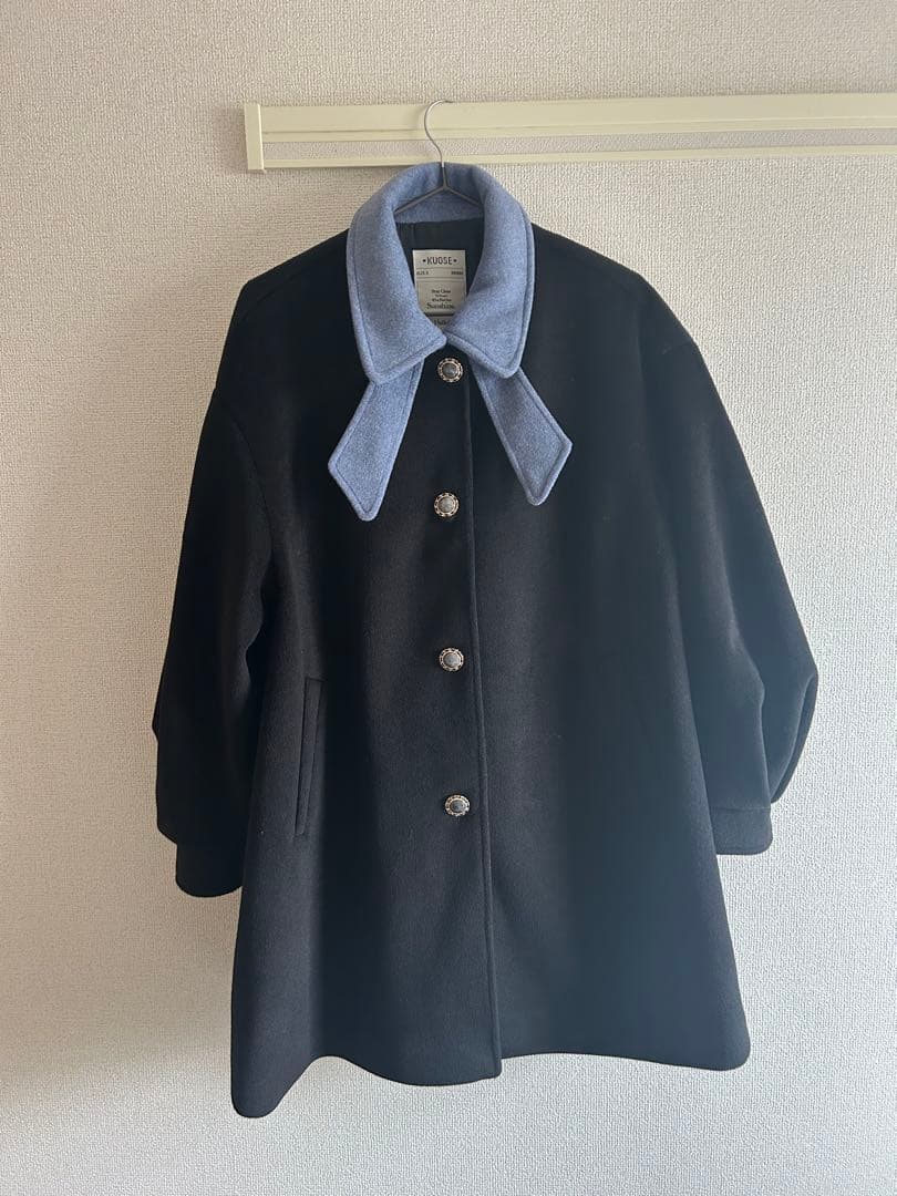 kuoseリボンカラーコート