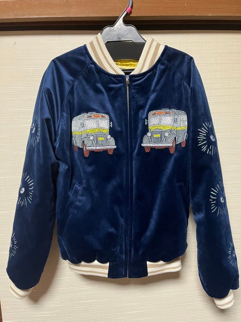 別珍スカジャン 疾風ネコバス　となりのトトロ　ジブリ