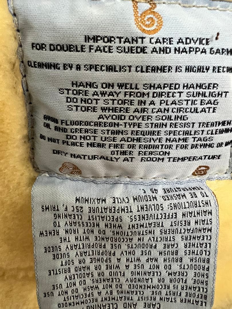 ニュージーランド製 カンタベリー 羊革 ダブルフェイス リアル ムートンコート