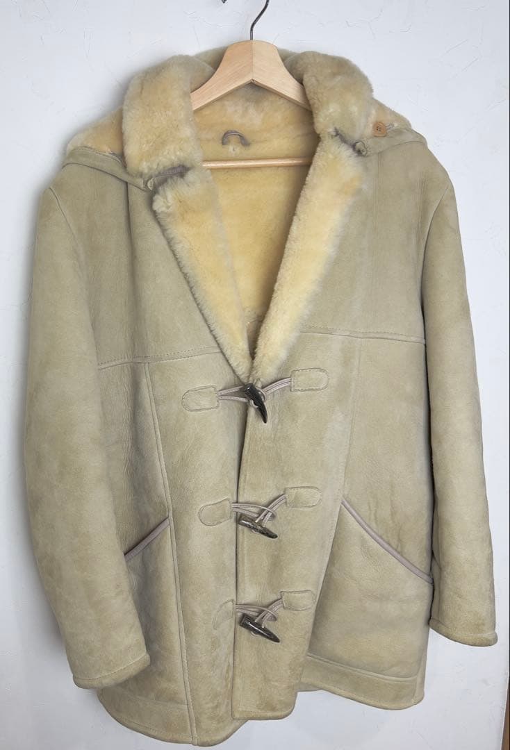 ニュージーランド製 カンタベリー 羊革 ダブルフェイス リアル ムートンコート