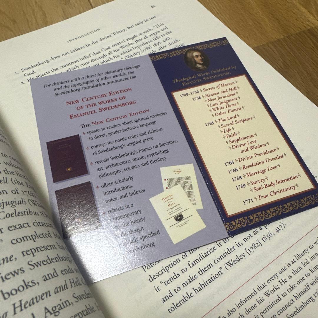 洋書 Heaven and Hell by Emanuel Swedenborg