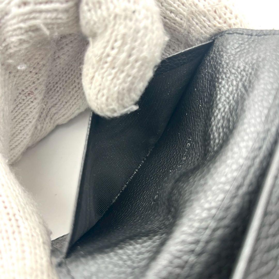 極美品 イヴサンローラン キーケース　6連　レザー　YSL カサンドラ 黒