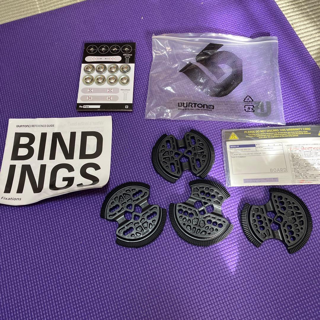 バートン板　Burton Clash 155cm スノーボード　ビンディング