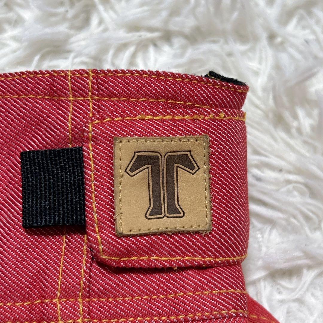 【2479】✨希少✨ TECHNINE テックナイン スノーボードパンツ　赤系