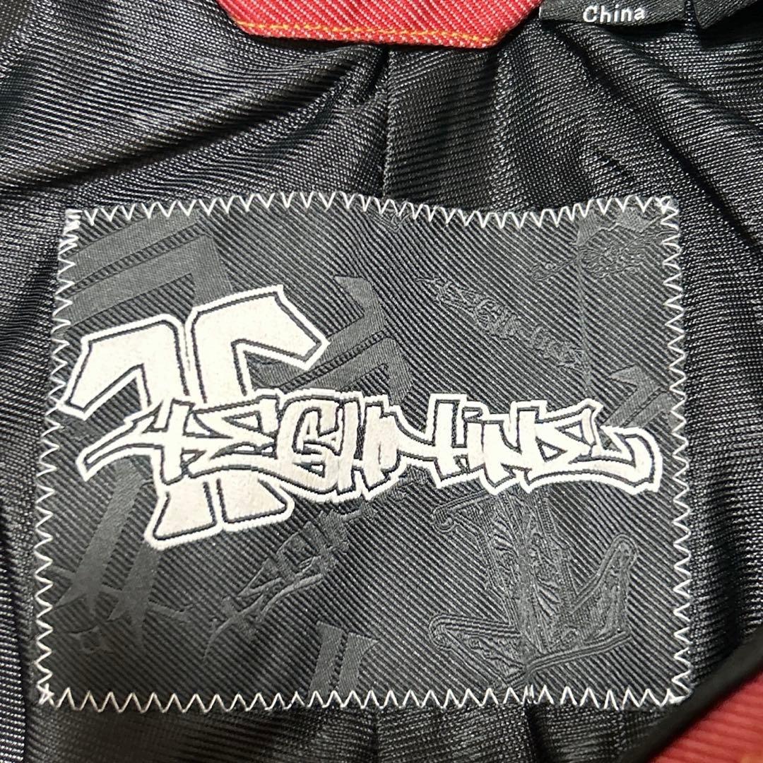 【2479】✨希少✨ TECHNINE テックナイン スノーボードパンツ　赤系