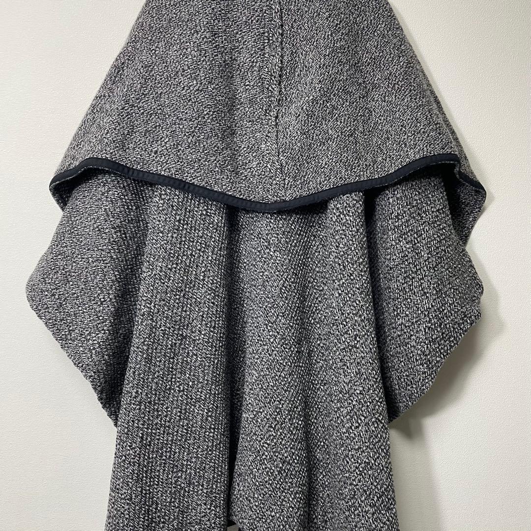 【新品タグ付き】SeeByChloe ニットポンチョコート ウール グレー