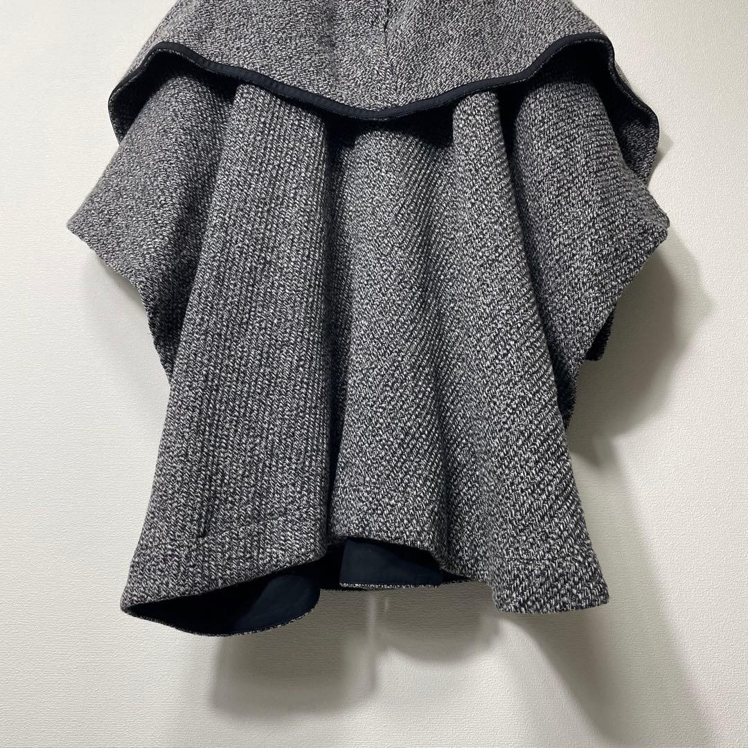 【新品タグ付き】SeeByChloe ニットポンチョコート ウール グレー