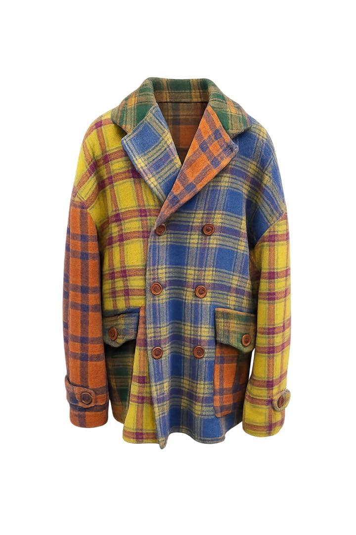 DOLCE &GABBANA ドルガバ　チェック　古着　イタリア製　アウター